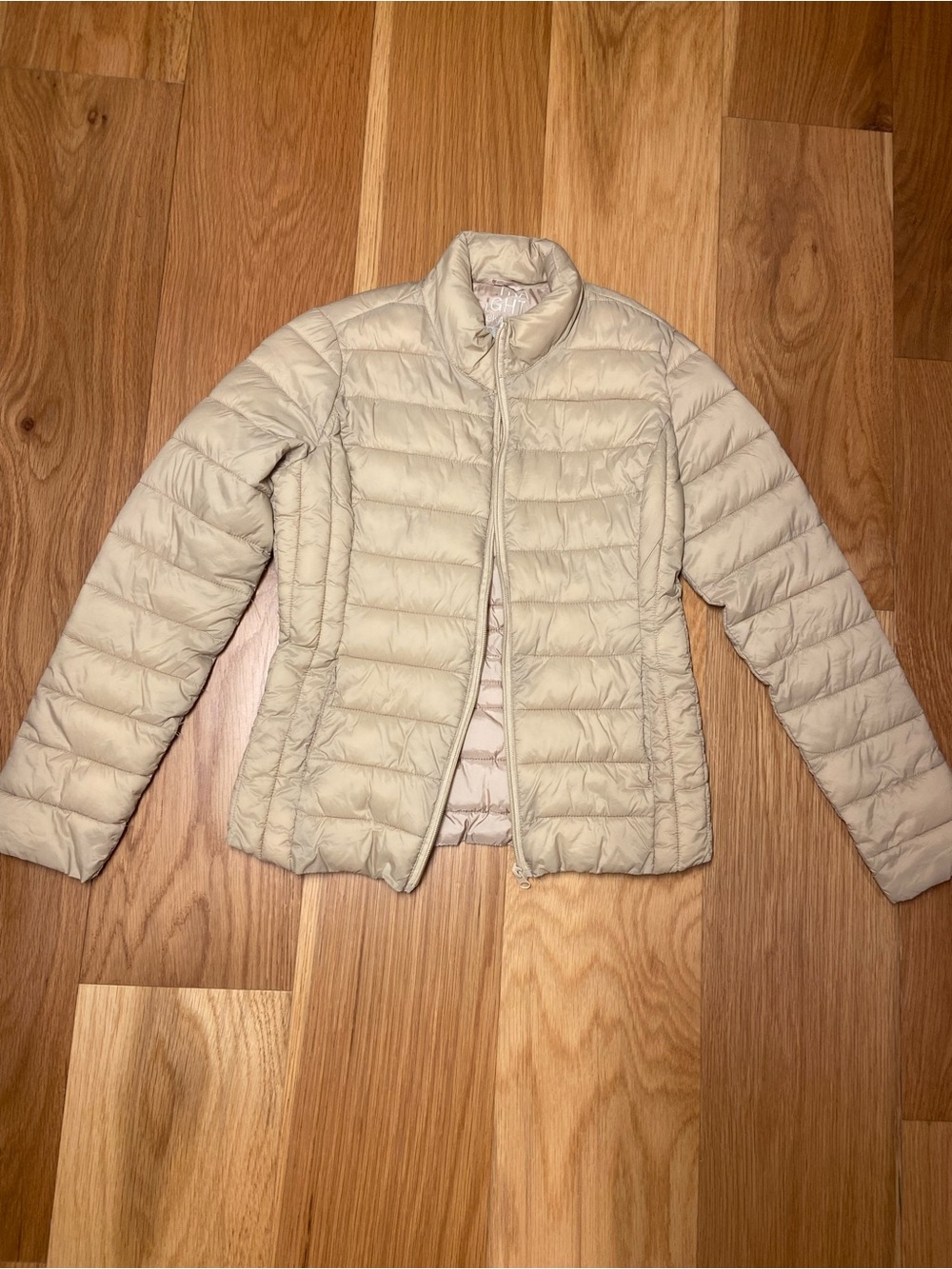Lightweight Women's Packable Quilted Jacket - Cream